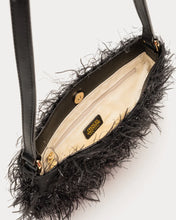 Load image into Gallery viewer, Frances Valentine - Small Teddy Gotham Shag Bag - Black
