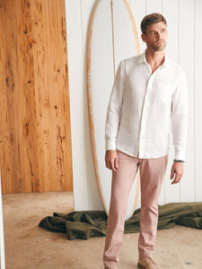 Faherty - Linen Laguna Shirt - White