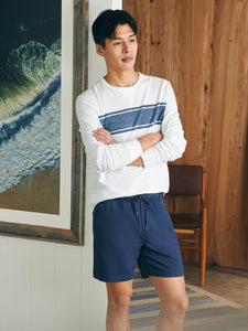 Faherty - The Essential Drawstring Short - Washed Navy