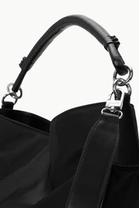 STAUD - Perry Hobo Bag - Black Nylon