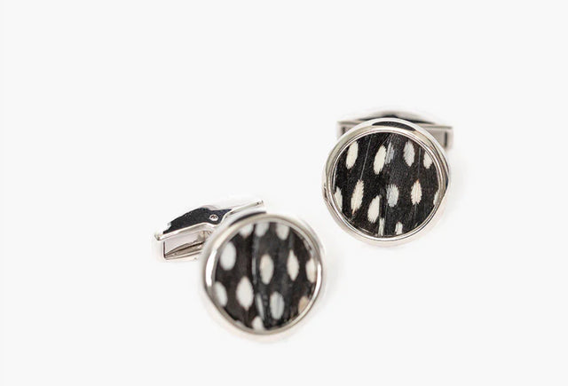 Brackish - Bear Cufflinks - Rhodium