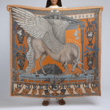 Load image into Gallery viewer, Sabina Savage - Wool/Silk Scarf - The Temple of Pegasus
