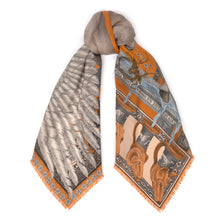 Load image into Gallery viewer, Sabina Savage - Wool/Silk Scarf - The Temple of Pegasus
