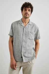 Rails - Waimea Shirt - Quinoa Navy Stripe