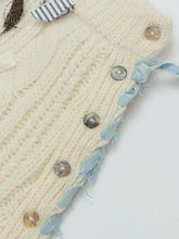 Load image into Gallery viewer, Lingua Franca - Jade Embellished Cable Knit Skirt - Ivory
