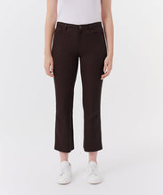 Load image into Gallery viewer, ATM - Leather Cropped Flare Pant - Chocolate
