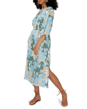Load image into Gallery viewer, DVF - Bambi Dress - Earth Floral Multi Cerulean
