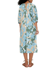 Load image into Gallery viewer, DVF - Bambi Dress - Earth Floral Multi Cerulean
