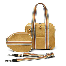 Load image into Gallery viewer, Think Royln - Sporty Spice Pickleball Bag - Dune Raffia
