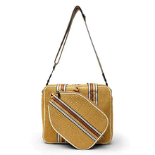 Load image into Gallery viewer, Think Royln - Sporty Spice Pickleball Bag - Dune Raffia
