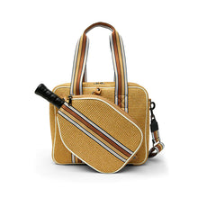 Load image into Gallery viewer, Think Royln - Sporty Spice Pickleball Bag - Dune Raffia
