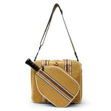 Load image into Gallery viewer, Think Royln - Sporty Spice Pickleball Bag - Dune Raffia
