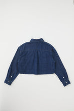 Load image into Gallery viewer, Moussy - Artesia Cropped Denim Shirt - Blue
