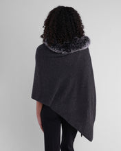 Load image into Gallery viewer, Alashan - 100% Cashmere Luxe Windchill Fox Trim Topper
