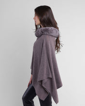 Load image into Gallery viewer, Alashan - 100% Cashmere Luxe Windchill Fox Trim Topper
