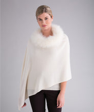 Load image into Gallery viewer, Alashan - 100% Cashmere Luxe Windchill Fox Trim Topper
