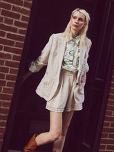 Load image into Gallery viewer, Lingua Franca - Waverly Linen Blazer - Natural
