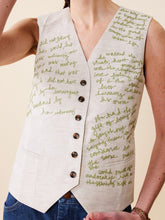 Load image into Gallery viewer, Lingua Franca - Waverly Linen Vest - Natural
