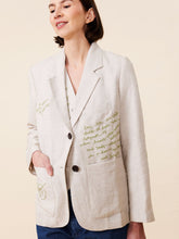 Load image into Gallery viewer, Lingua Franca - Waverly Linen Blazer - Natural
