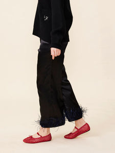 Lingua Franca - Hudson Lounge Pant - Coal