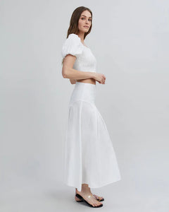 Solid & Striped - The Gael Skirt - Optic White