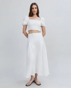 Solid & Striped - The Gael Skirt - Optic White