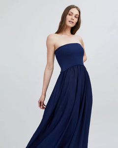 Solid & Striped - The Strapless Soglio Dress - French Navy