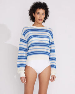 Solid & Striped - The Tobi Sweater - Marina Blue Stripe