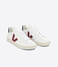 Load image into Gallery viewer, Veja - V12 Leather Sneaker - White Marsala Nautico
