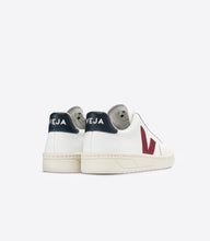 Load image into Gallery viewer, Veja - V12 Leather Sneaker - White Marsala Nautico
