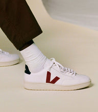 Load image into Gallery viewer, Veja - V12 Leather Sneaker - White Marsala Nautico
