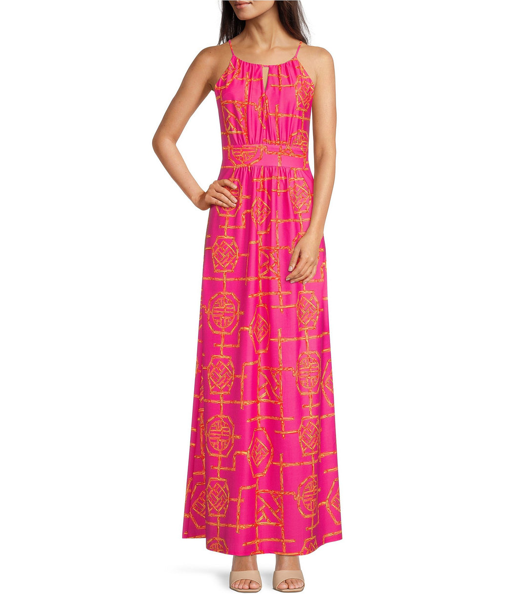 Jude Connally - Mia Maxi Dress - Lattice Spring Pink
