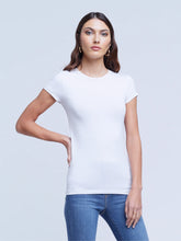 Load image into Gallery viewer, L&#39;Agence - Ressi Short Sleeve Crew Neck Tee
