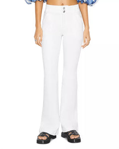 Frame - Double Button Flare Jeans - Blanc