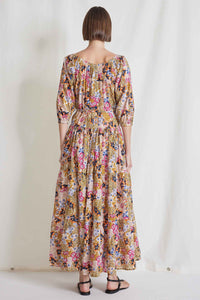 Apiece Apart - Tilton Tiered Maxi Dress - Wildflowers Cream Multicolor