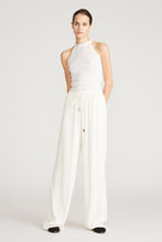 Load image into Gallery viewer, Halston - Fawn Crepeon Wide Pant - White

