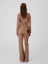 Load image into Gallery viewer, Sfizio - Flared Viscose Trousers - Winter Camel
