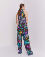 Load image into Gallery viewer, Sfizio - Neon Top with Scarf - Neon Multi Print
