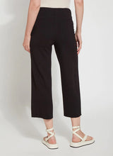 Load image into Gallery viewer, Lysse - Leila Crop Relaxed Wide Leg Pant - Black
