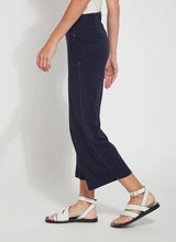 Load image into Gallery viewer, Lysse - Leila Cropped Relaxed Wide Leg Pant - True Navy 12-3138-M2
