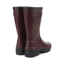 Load image into Gallery viewer, Le Chameau - Giverny Bottillon Jersey Lined Boot - Cherry
