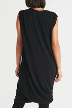 Load image into Gallery viewer, Planet - Matte Jersey Drape Dress - Black
