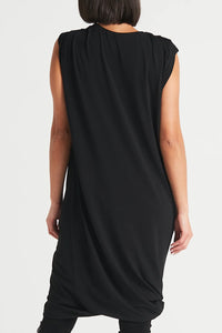 Planet - Matte Jersey Drape Dress - Black