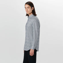 Load image into Gallery viewer, Bugatchi - James Pin Check OoohCotton Shirt - Cement
