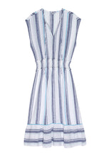Load image into Gallery viewer, Rails - Ashlyn Dress - Aegean Blue Stripes
