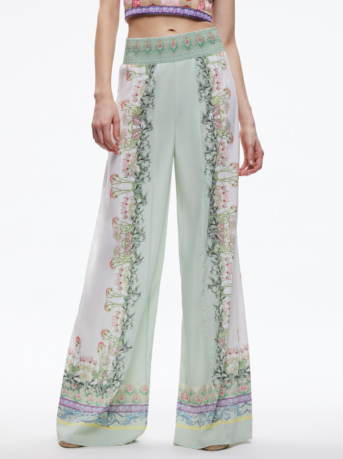 Alice and Olivia - Alabama Palazzo Pant - Floral Fest