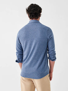 Faherty - Legend Sweater Shirt - Glacier Blue Twill
