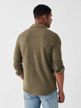 Load image into Gallery viewer, Faherty - Legend Sweater Shirt - Olive Melange Twill
