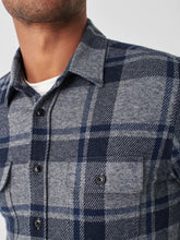 Load image into Gallery viewer, Faherty - Legend Sweater Shirt - Grey Seas Plaid
