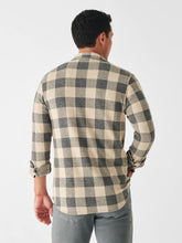 Load image into Gallery viewer, Faherty - Legend Sweater Shirt - Tan Charcoal Buffalo
